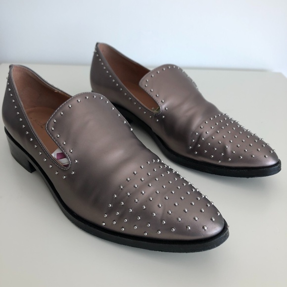 Sigerson Morrison Studded Flat Loafer 8.5 - Picture 1 of 11